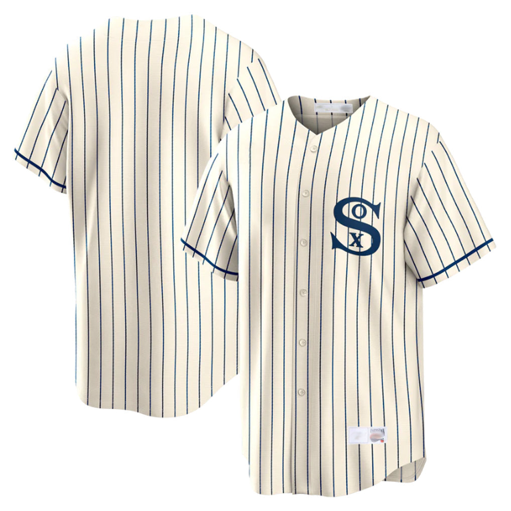 Fenge C.White Sox ## White Sox Blank Player Cream Cooperstown Collection Field of Dreams Home Stitched Jerseys
