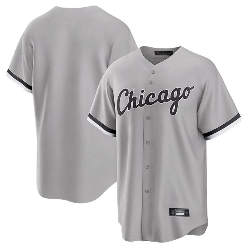 Fenge C.White Sox ## White Sox Blank Player Gray Home Game Stitched Jerseys