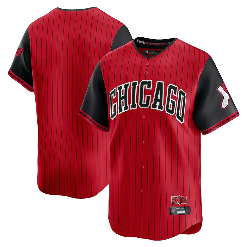 Fenge C.White Sox ## White Sox Blank Player Red City Connect Limited Home Stitched Jerseys