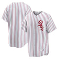 Fenge C.White Sox ## White Sox Blank Player Red Stripe White Home Game Stitched Jerseys