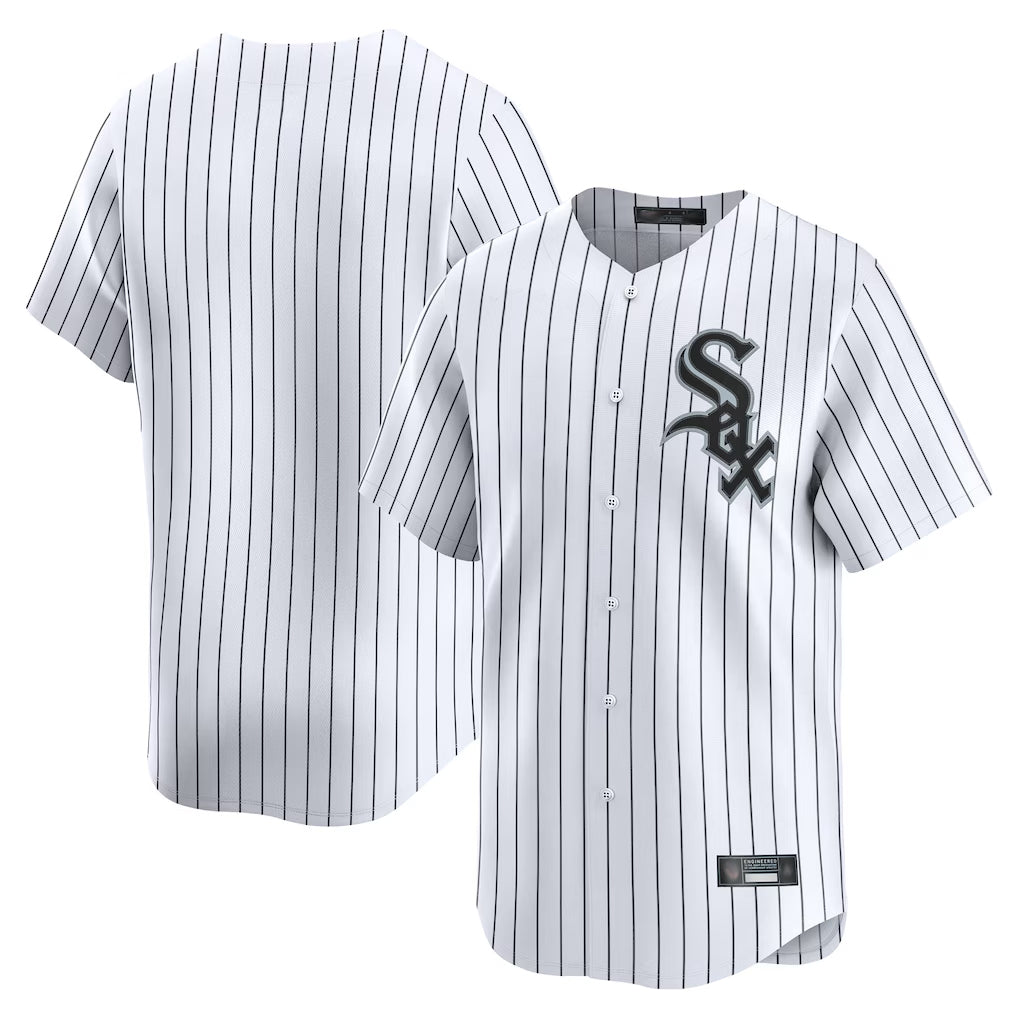 Fenge C.White Sox ## White Sox Blank Player White Stripe Limited Home Stitched Jerseys