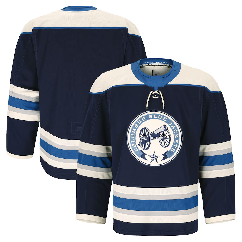 Fenge CB.Jackets Navy Alternate Authentic Pro Jersey