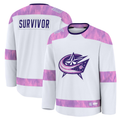 Fenge CB.Jackets White Hockey Fights Cancer Survivor Practice Jersey