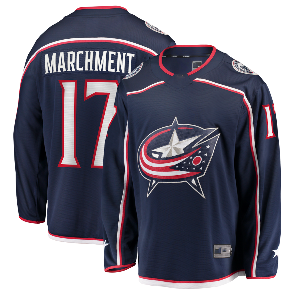 Fenge CB.Jackets #17 Mason Marchment Navy Home Premier Breakaway Player Jersey