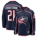 Fenge CB.Jackets #21 Isac Lundestrom Navy Home Breakaway Jersey