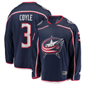 Fenge CB.Jackets #3 Charlie Coyle Navy Home Breakaway Jersey