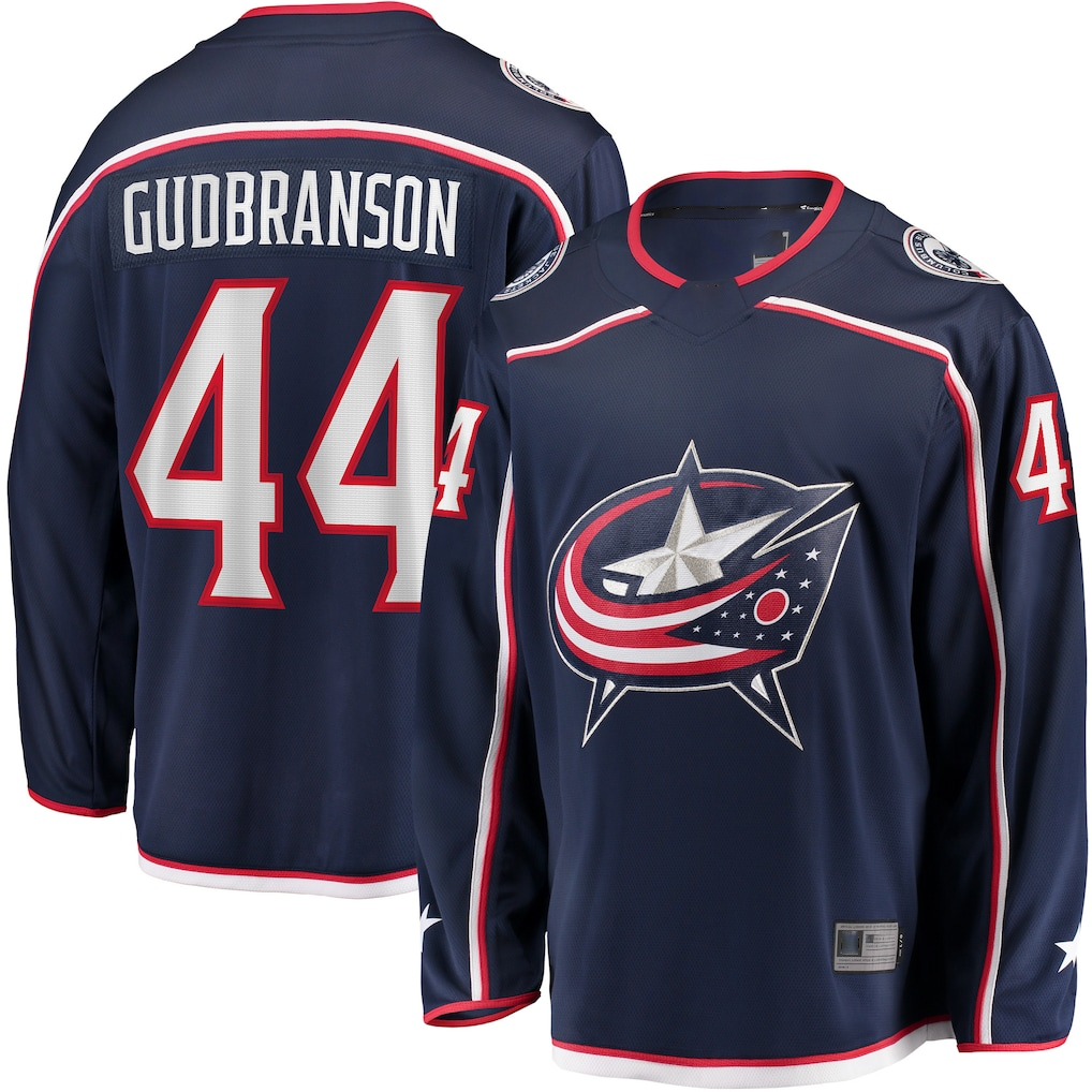 Fenge CB.Jackets #44 Erik Gudbranson Navy Home Breakaway Player Jersey