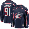 Fenge CB.Jackets #91 Kent Johnson Navy Home Breakaway Jersey