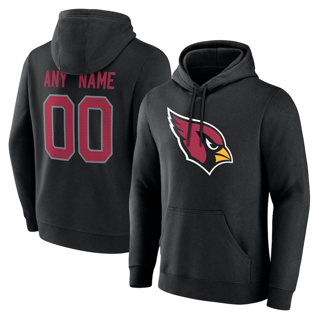 Fenge Custom A.Cardinals Black Salute to Service Pullover Hoodies Any Name & Numbers Stitched Jerseys