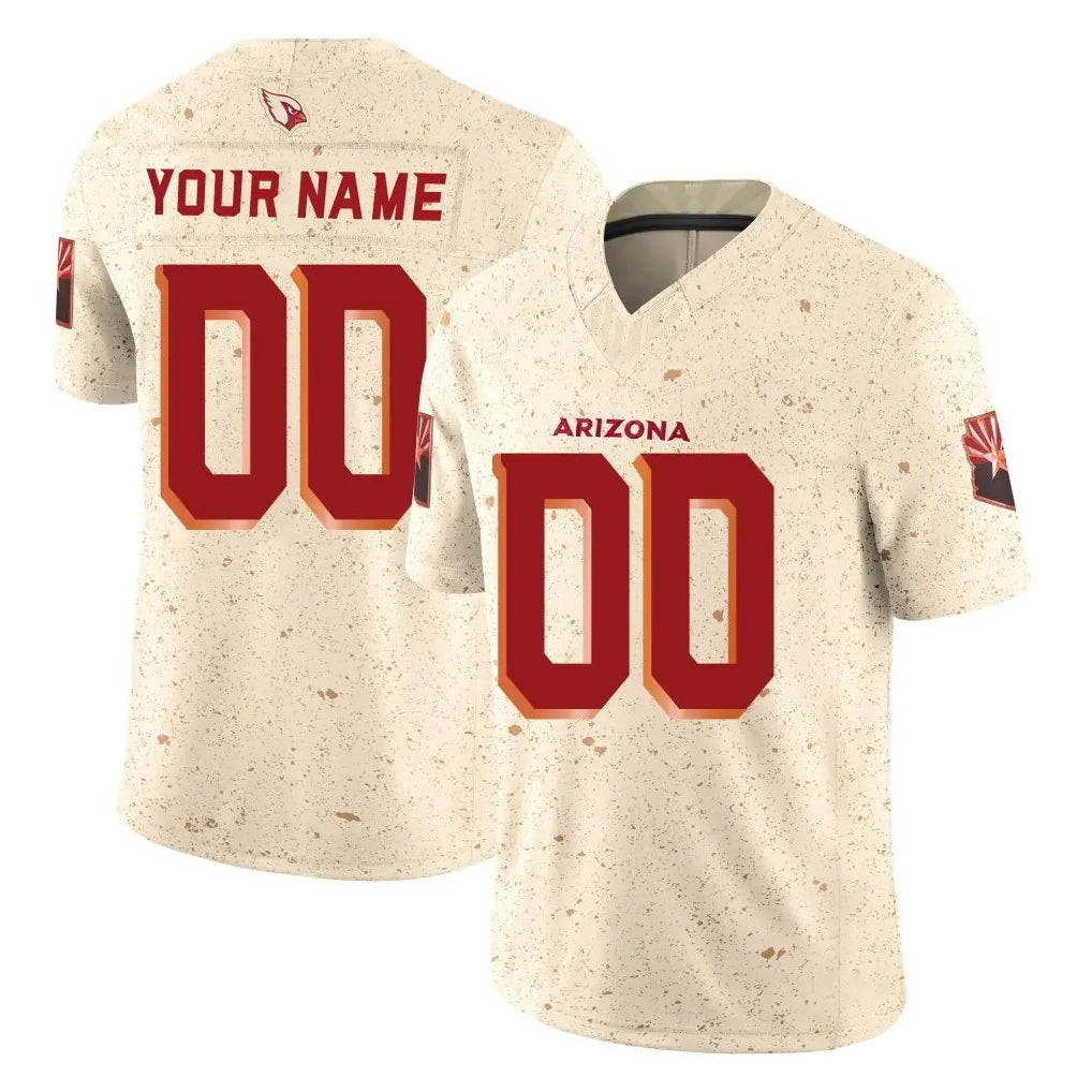 Fenge Custom A.Cardinals Cream Rivalries Collection Limited Eliet Home Game Stitched Jerseys
