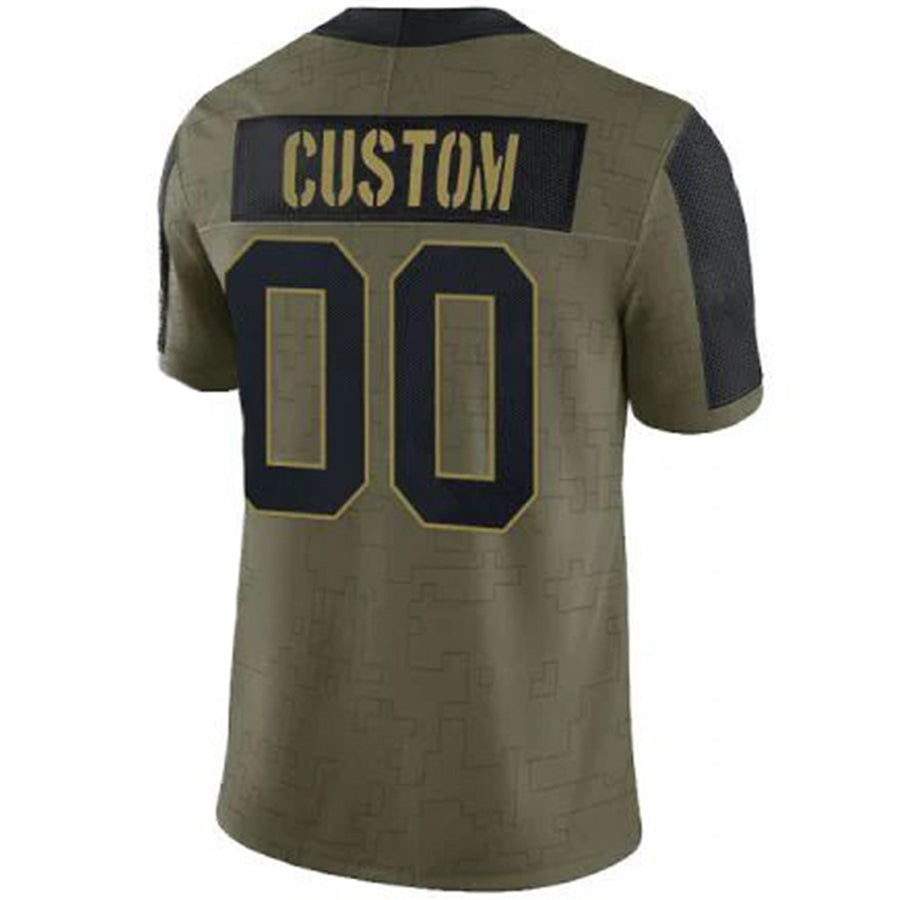 Fenge Custom A.Cardinals Olive Salute To Service Limited Stitched Jerseys