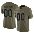 Fenge Custom A.Cardinals Olive Salute To Service Limited Game Stitched Jerseys