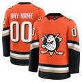 Fenge Custom A.Ducks Orange Home Premium Jerseys
