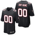 Fenge Custom A.Falcons Black Alternate Game Stitched Jerseys