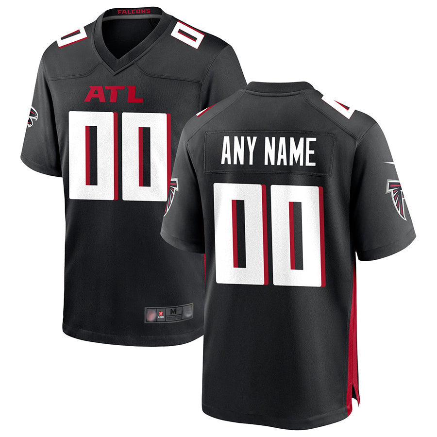 Fenge Custom A.Falcons Black Home Game Stitched Jerseys