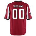 Fenge Custom A.Falcons Red Game Stitched Jerseys