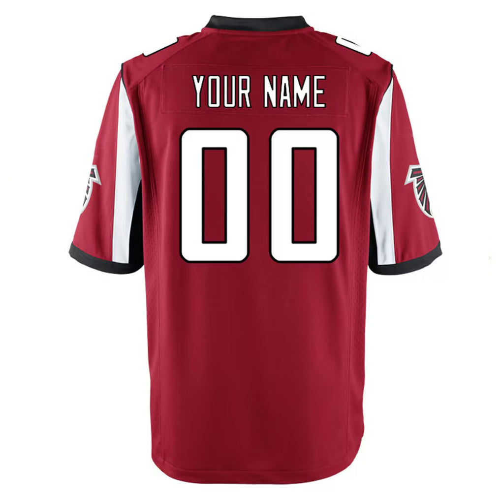 Fenge Custom A.Falcons Red Home Game Any Name & Numbers Stitched Jerseys