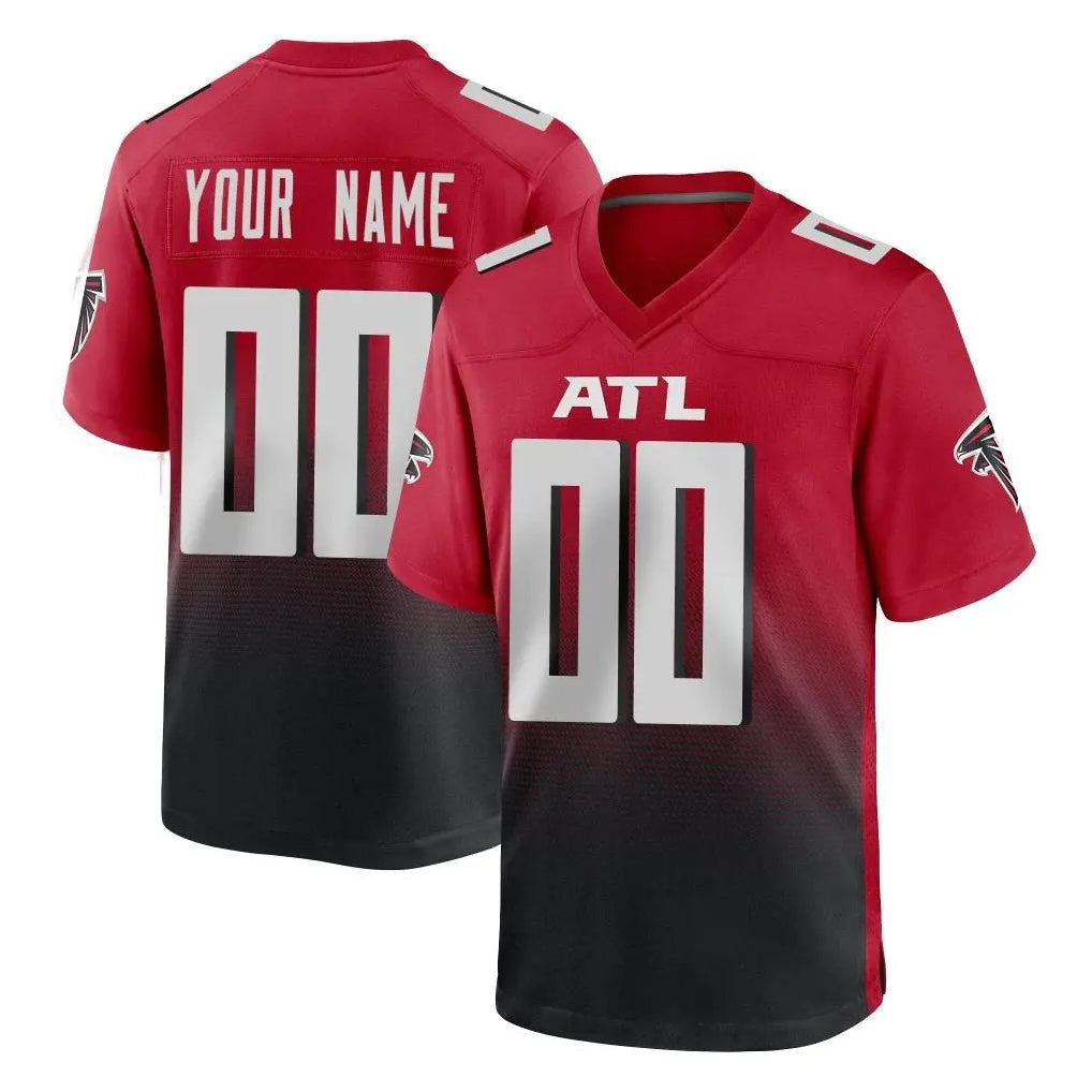 Fenge Custom A.Falcons Red Limited Home Game Any Name & Numbers Stitched Jerseys
