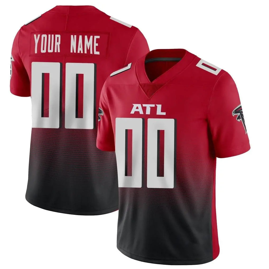 Fenge Custom A.Falcons Red Vapor Untouchable Limited Home Game Any Name & Numbers Stitched Jerseys