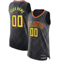 Fenge Custom A.Hawks Black Authentic Jerseys - Icon Edition