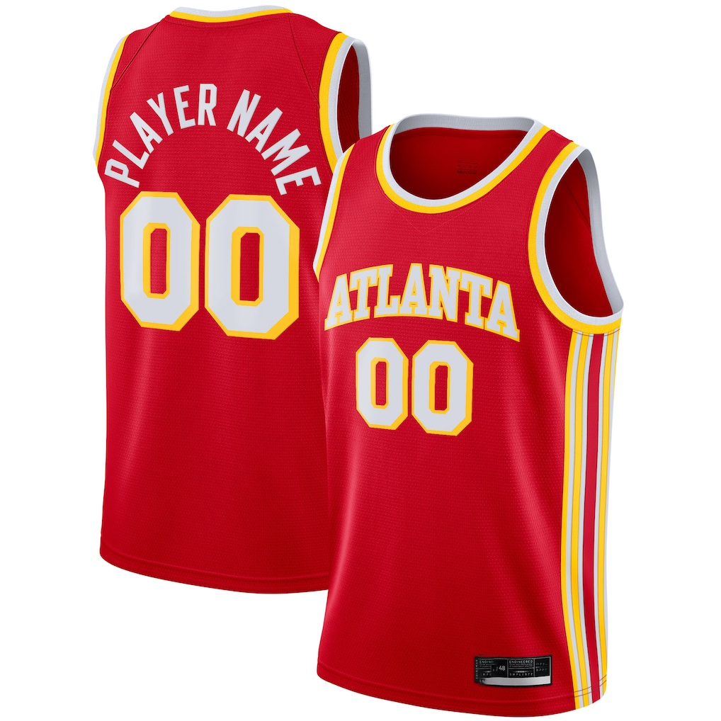 Fenge Custom A.Hawks Red 2020-21 Swingman Jerseys - Icon Edition