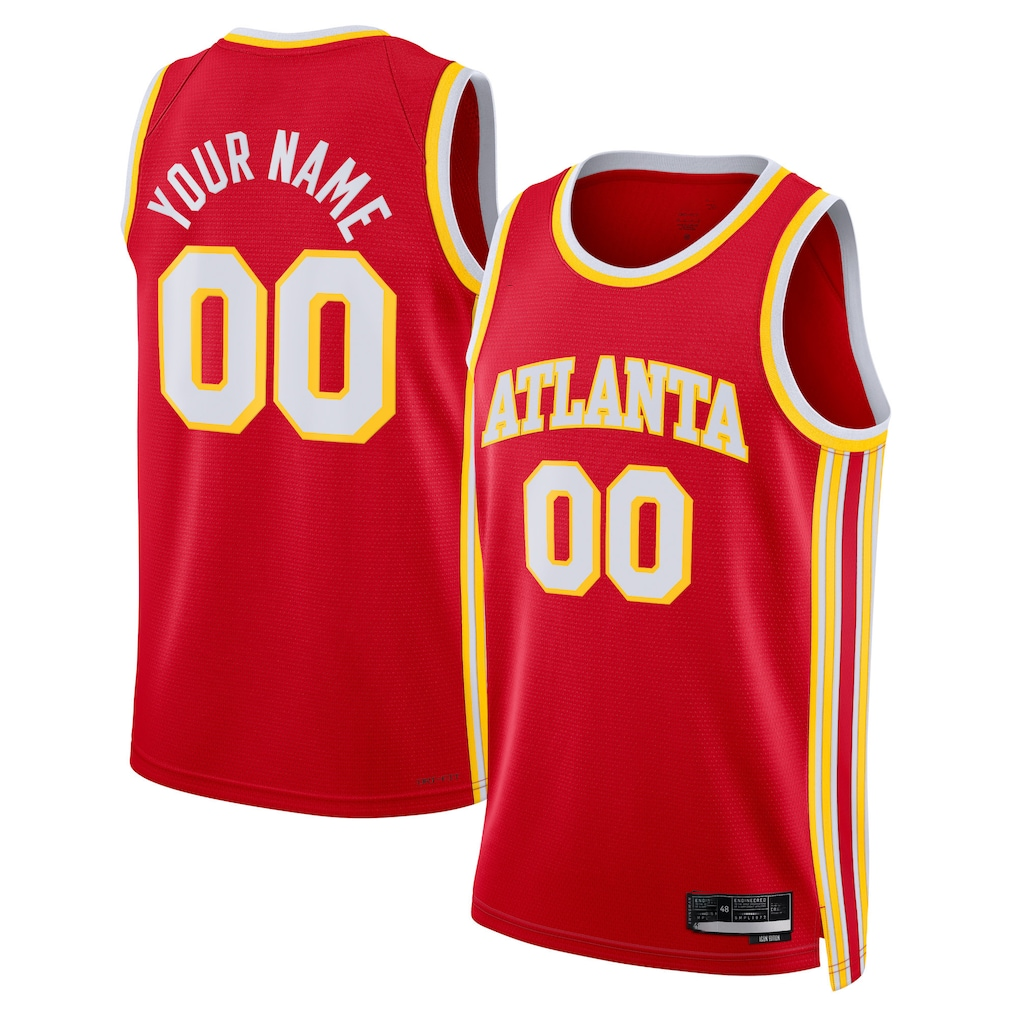 Fenge Custom A.Hawks Red Swingman Jerseys - Icon Edition