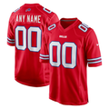 Fenge Custom B.Bills Red Alternate Game Stitched Jerseys