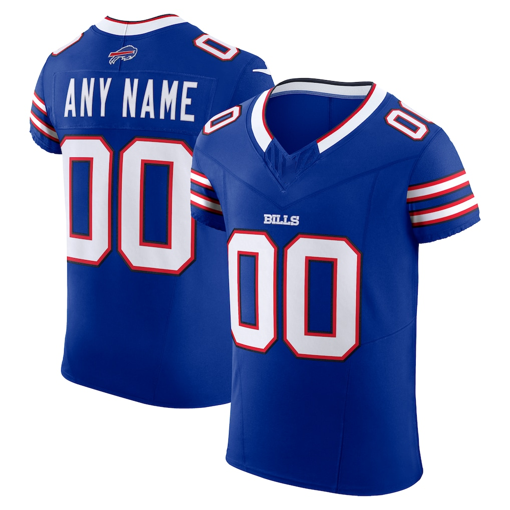 Fenge Custom B.Bills Royal Vapor F.U.S.E. Elite Stitched Jerseys