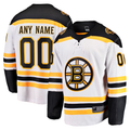 Fenge Custom B.Bruins White Away Breakaway Stitched Jerseys