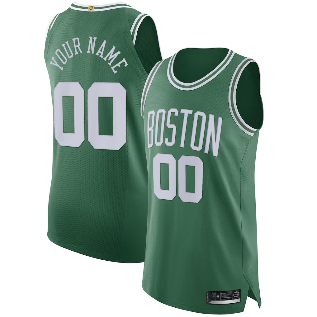 Fenge Custom B.Celtics Green 202021 Authentic Jerseys - Icon Edition