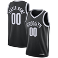 Fenge Custom B.Nets Black Swingman Jerseys - Icon Edition