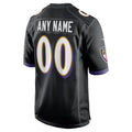 Fenge Custom B.Ravens Black Alternate Home Game Any Name & Numbers Stitched Jerseys