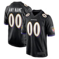 Fenge Custom B.Ravens Black Home Game Stitched Jerseys