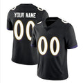 Fenge Custom B.Ravens Black Replica Limited Game Stitched Jerseys