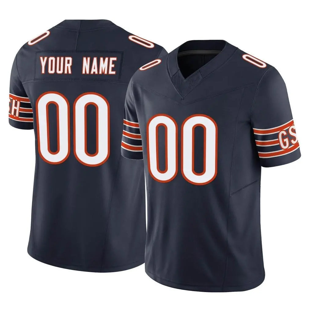 Fenge Custom C.Bears Navy Vapor F.U.S.E. Limited Home Game Any Name & Numbers Stitched Jerseys
