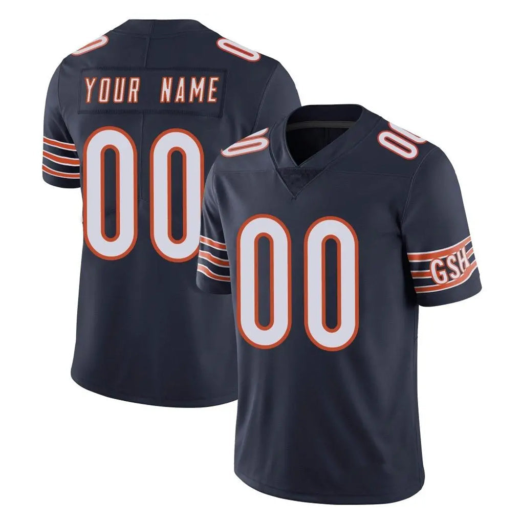 Fenge Custom C.Bears Navy Vapor Untouchable Limited Home Game Any Name & Numbers Stitched Jerseys