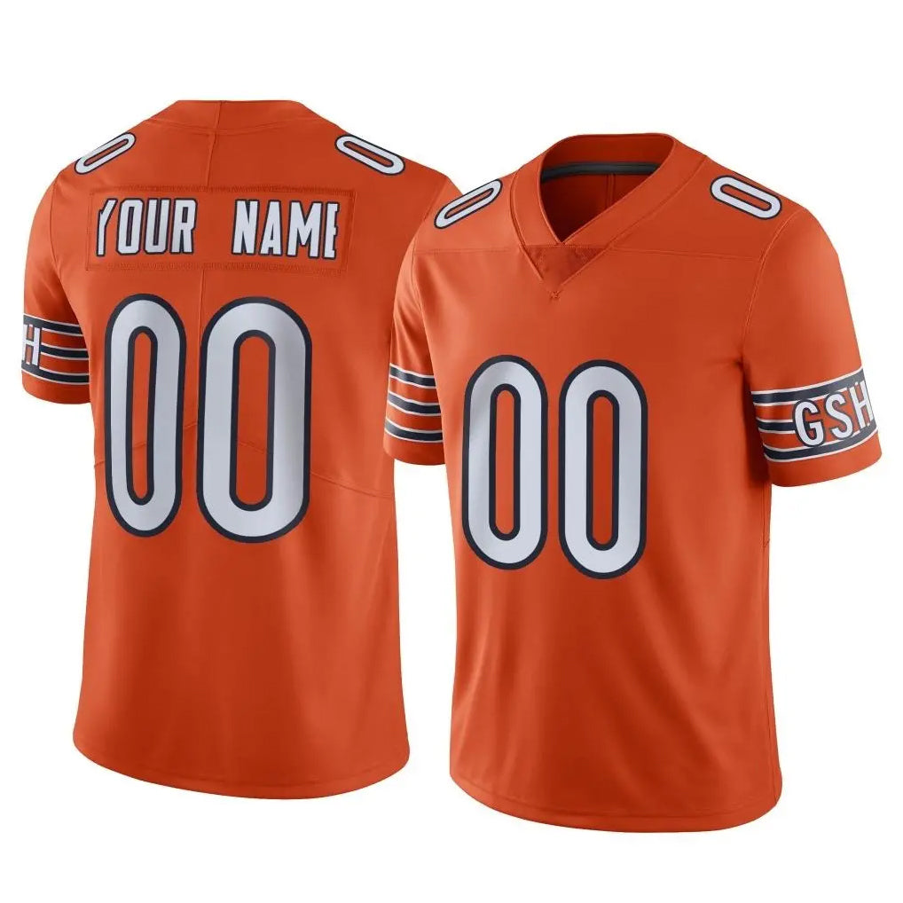 Fenge Custom C.Bears Orange Alternate Vapor Limited Home Game Any Name & Numbers Stitched Jerseys