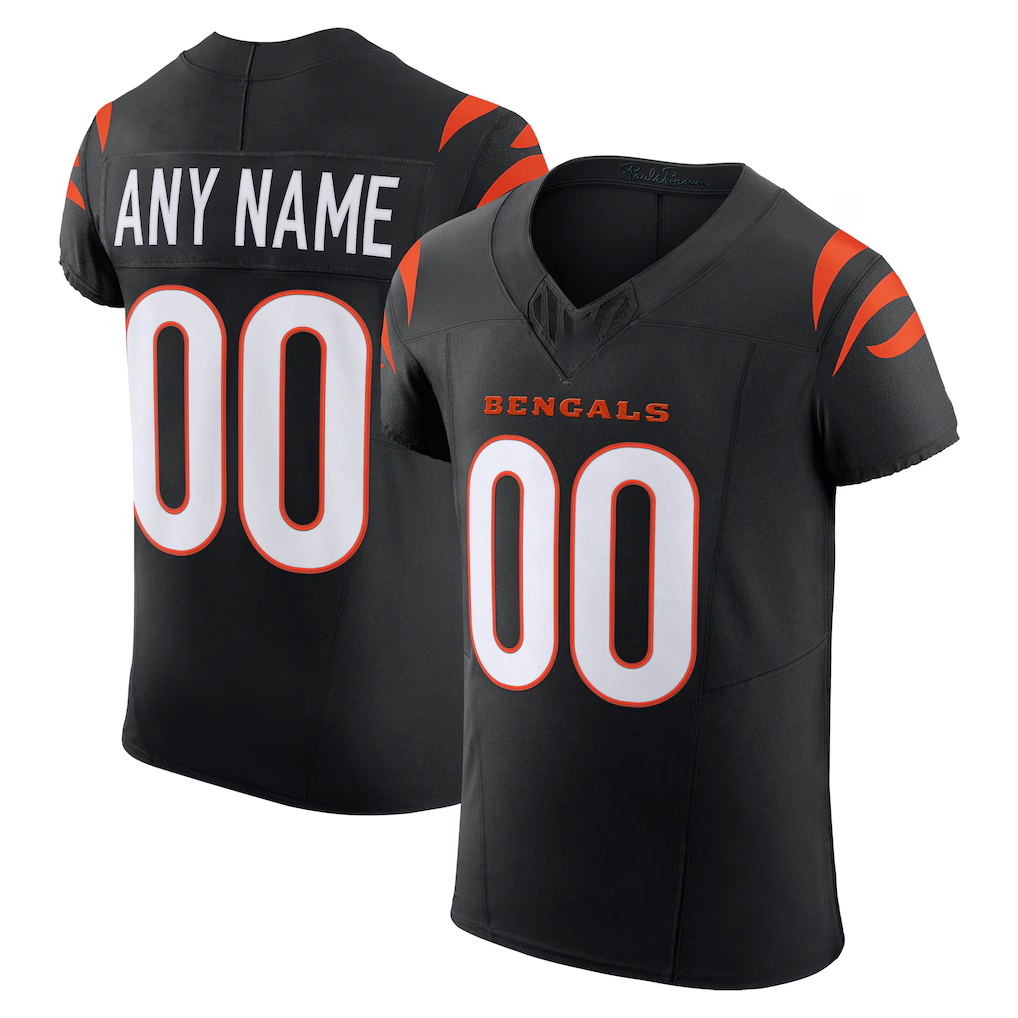 Fenge Custom C.Bengals Black Team Vapor F.U.S.E. Elite Stitched Jerseys