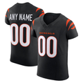 Fenge Custom C.Bengals Black Team Vapor F.U.S.E. Elite Stitched Jerseys