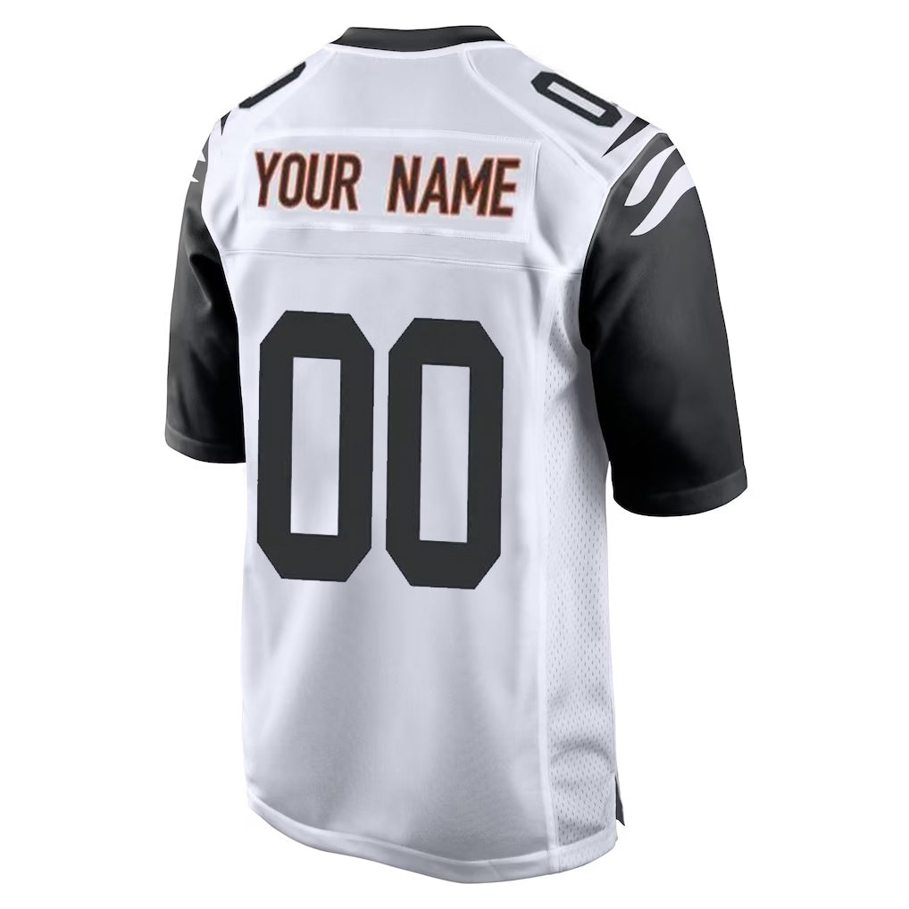 Fenge Custom C.Bengals White Alternate Home Game Any Name & Numbers Stitched Jerseys