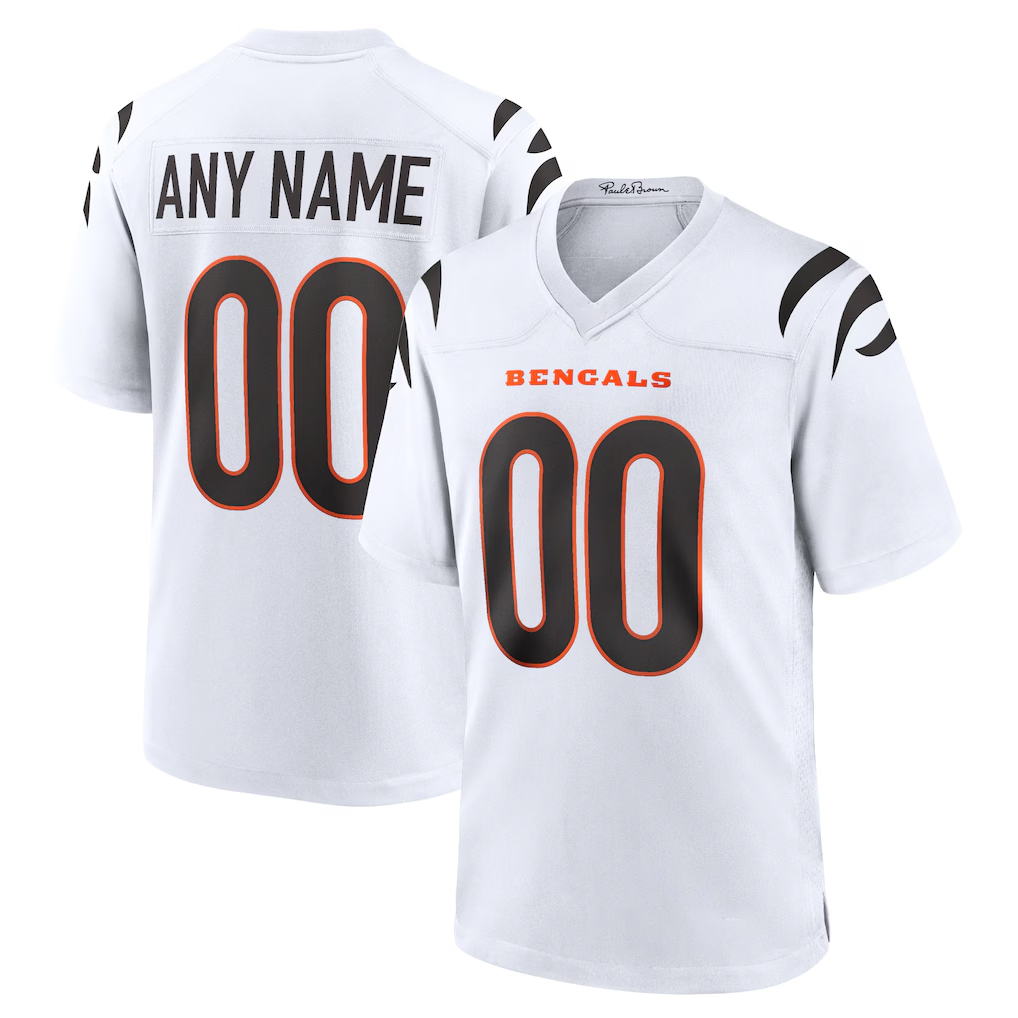 Fenge Custom C.Bengals White Game Stitched Jerseys