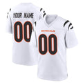 Fenge Custom C.Bengals White Home Game Any Name & Numbers Stitched Jerseys