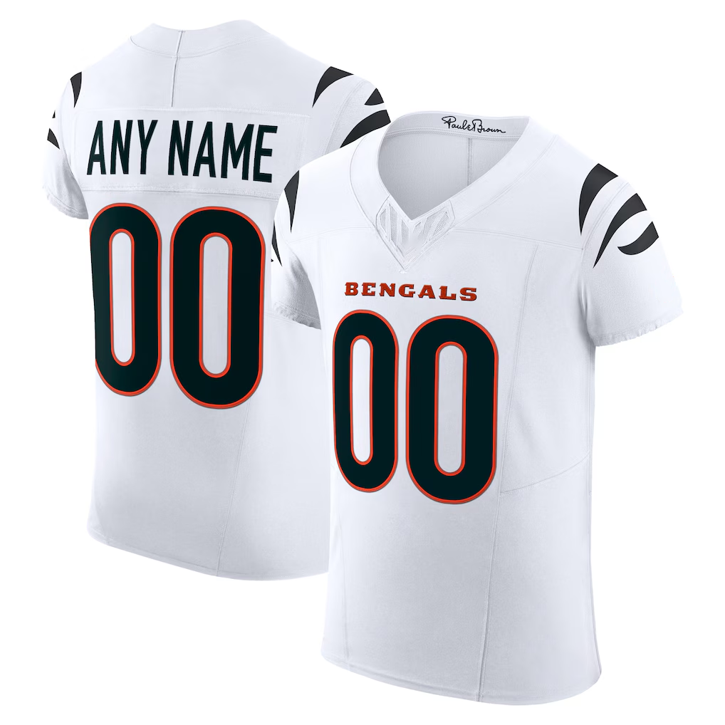 Fenge Custom C.Bengals White Vapor F.U.S.E. Elite Stitched Jerseys