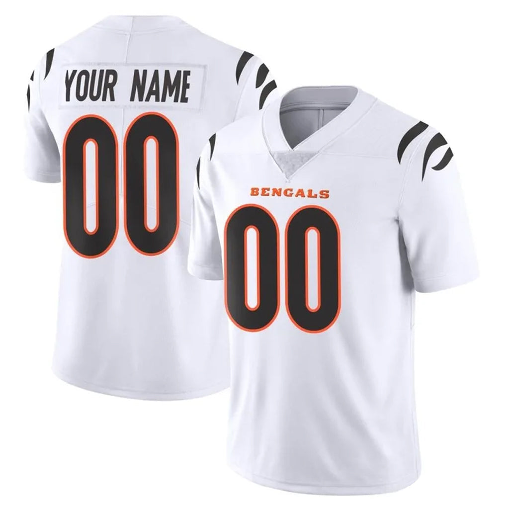 Fenge Custom C.Bengals White Vapor Untouchable Limited Home Game Any Name & Numbers Stitched Jerseys