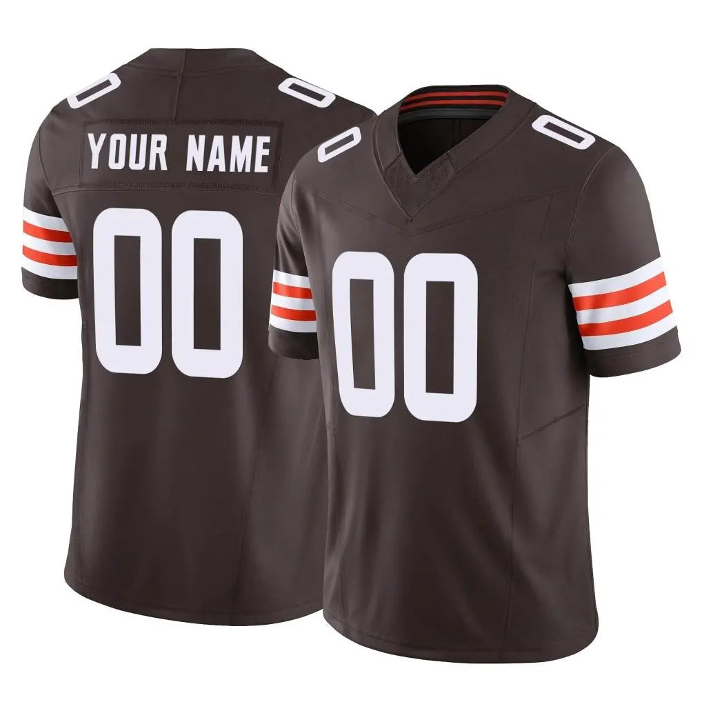 Fenge Custom C.Browns Brown Vapor F.U.S.E. Limited Home Game Any Name & Numbers Stitched Jerseys