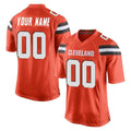 Fenge Custom C.Browns Orange Vapor Limited Home Game Any Name & Numbers Stitched Jerseys