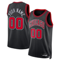 Fenge Custom C.Bulls Black 2022-23 Swingman Jerseys - Statement Edition