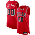 Fenge Custom C.Bulls Red Authentic Jerseys - Icon Edition