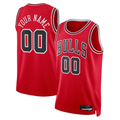 Fenge Custom C.Bulls Red Swingman Jerseys - Icon Edition