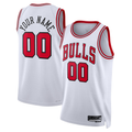 Fenge Custom C.Bulls White Swingman Jerseys - Association Edition